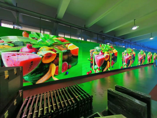 Wykładany aluminiowy ekran P1.667 Pitch LED Scene Background, Indoor LED Display 1R1G1B