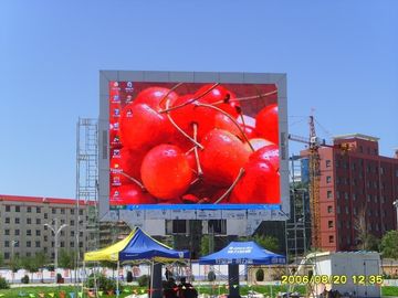 Ekran aluminiowy do odlewania drukowanego wodoodporny RGB DIP P16 LED Ekran zewnętrzny w pełnym kolorze 1280x960mm