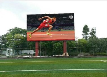 P10 IP65 wodoodporny zewnętrzny ekran stadionowy, ekran LED, ściana ekranu sportowego piłki nożnej