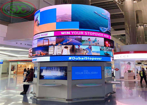 Wynajem elastyczna scena wydarzenia tło ściana wideo Pantala P2.9 P3.91 P4.8 Led Display