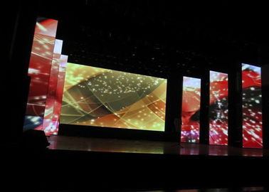 HD Wnętrze P5 pełnobarwny wypożyczalnia wyświetlacza LED / Led Video Panel ścienny Wielki wodoodporny