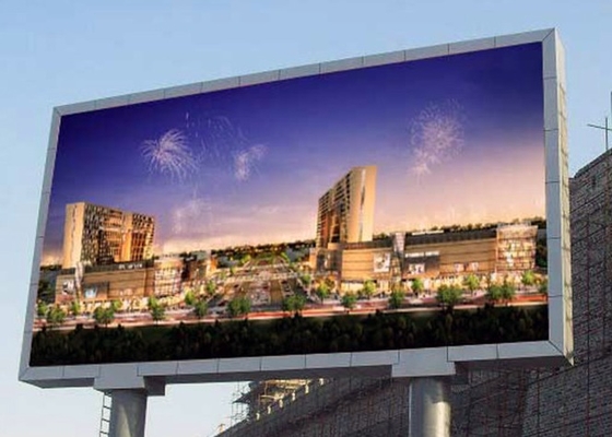 Billboard Outdoor LED Video Wall P8 Wysokiej Jasności Dy-Cast Aluminium pełnobarwny wyświetlacz LED