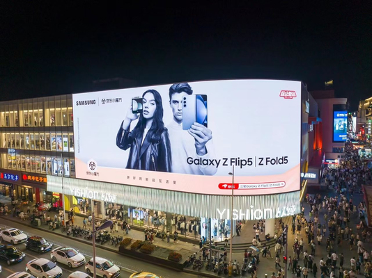 Efekt fabryczny 3D pełnobarwny smd na zewnątrz p5 960x960mm żelazo wodoodporny ekran wideo LED