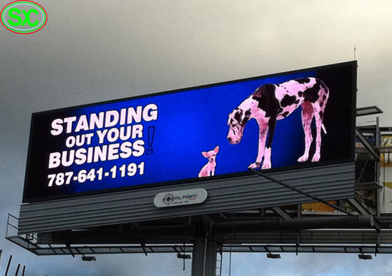 Reklama wideo Outdoor Stałe wyświetlacz LED Billboard Great Waterproof