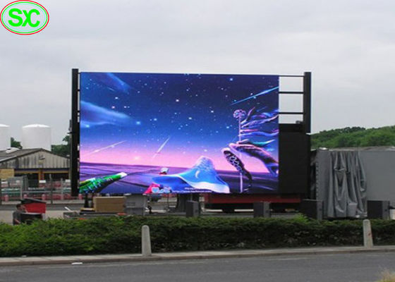 Dobra cena Ekran reklamowy LED Full Color P10, technologia LED z wyświetlaczem Rgb Wysoka częstotliwość odświeżania na zewnątrz w Internecie
