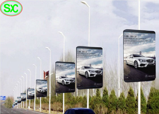 P6 Pole wodoodporny ekran led Znaki WIFI 4G dla reklamy zewnętrznej ulicy