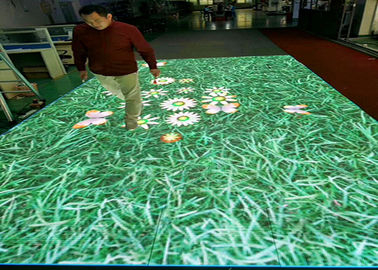 Chiny SMD3535 Sound Active Dj Led Disco Dance Floor Ciepłe białe panele wiązki