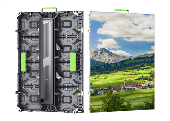 Zewnętrzny Wewnętrzny HD Scene Background Slim Led Display P3.9 Rental LED Video Wall