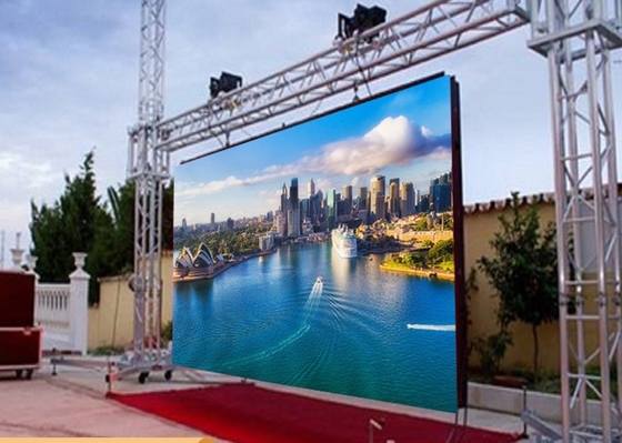 P5 64x32 Dot Matrix Outdoor Full Color LED Billboard, 2500 CD/sqm, wysoka jasność