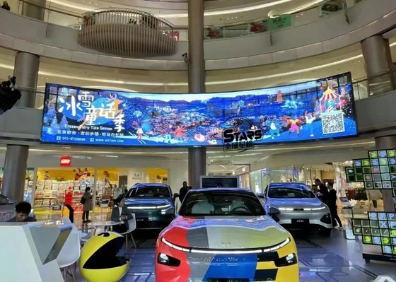 Wynajem RGB Scene LED Screen Indoor LED TV Wall Noiseless 62500 punktów/m2