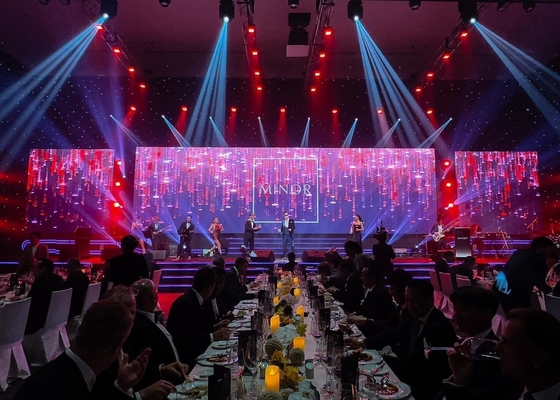P6 wodoodporny ekran wideo w pełnym kolorze LED do reklamy zewnętrznej IP65 SMD3535 Do wynajęcia/stałej instalacji