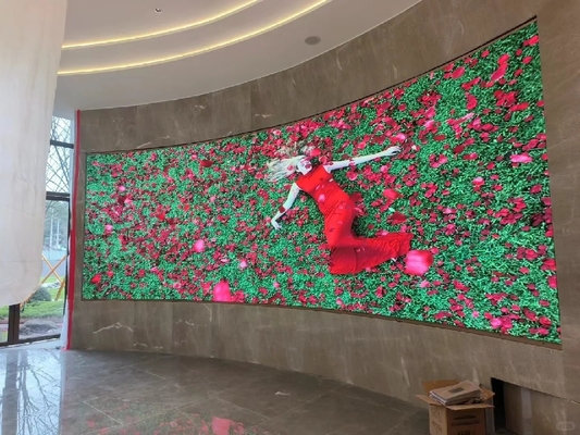 Full Color LED Curtain Wall Display, Indoor Stadium LED Stage Curtain Screen P2.5