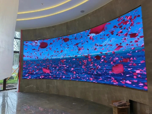 Full Color LED Curtain Wall Display, Indoor Stadium LED Stage Curtain Screen P2.5
