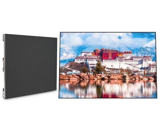 P4 Zewnętrzny pełnokolorowy ekran HD RGB LED Aluminiowy z odlewem 960*960MM