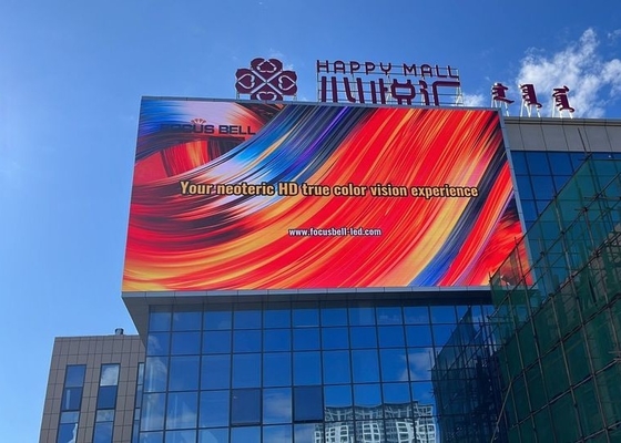 P10 Samodzielnie stojący zewnętrzny pełnokolorowy LED Aluminiowo-Stałowy