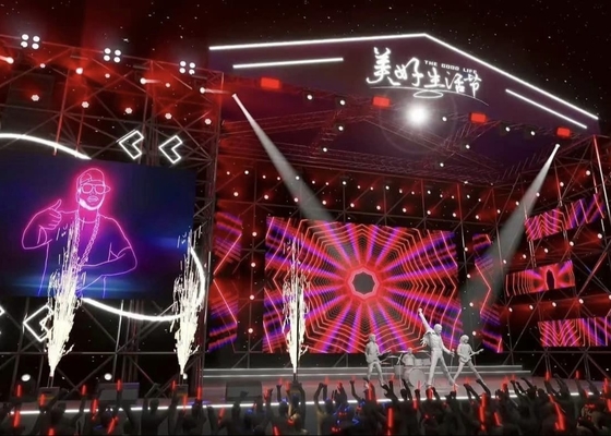 Wypożyczalnia Ekran Żelazny Pudełko / Odlewany Aluminium P20 wodoodporny Ekran LED Video Wall Outdoor Dynamic Poster Reklama