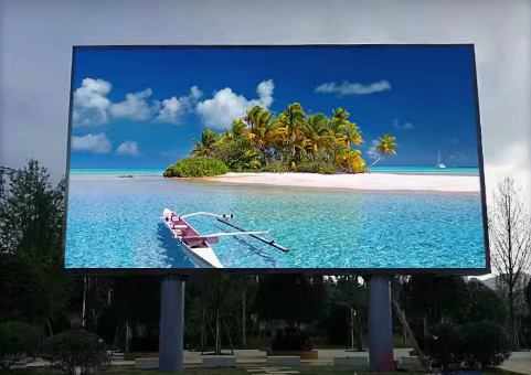Przednia obsługa W pełni kolorowy LED Digital Signage Signage 10mm Pixel Pitch Iron Cabinet