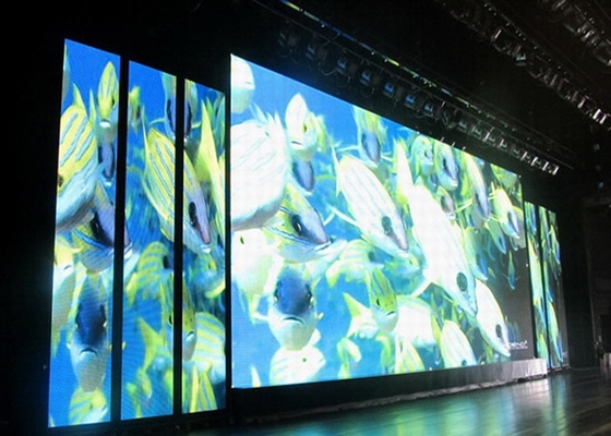 SMD LED Video Screen Die-Cast Aluminium P4 / Indoor Stage LED Display o gęstości 62 500/m2