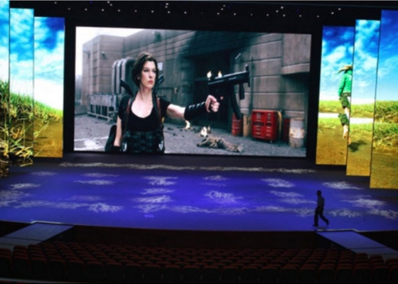 Wysokiej rozdzielczości tło sceniczne P4 w pełnym kolorze Wnętrze LED Video Wall Displays Billboard