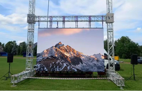 Dobra cena P4.81SMD Wynajem na zewnątrz Łatwe w instalacji Ekran LED Reklamy komercyjne w Internecie