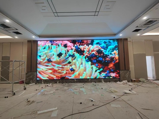 Wykładany aluminiowy ekran P1.667 Pitch LED Scene Background, Indoor LED Display 1R1G1B