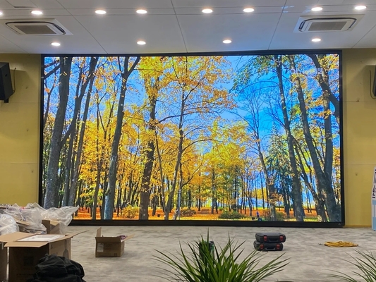 P2.5 Wnętrzny pełnobarwny wyświetlacz LED HD z aluminiową szafką