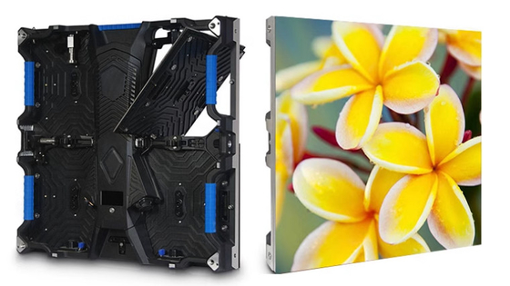 Moduł 256mm x 128mm Full Color SMD2121 Wnętrze RGB LED Display Die-Cast Aluminium Screen P4 768X768mm Rozmiar