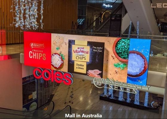 SMD3535 Pudełka do odlewania/wypożyczalnia LED Display P3.91 Zewnętrzny Wysoka jasność wodoodporny 500*1000mm Duży ekran