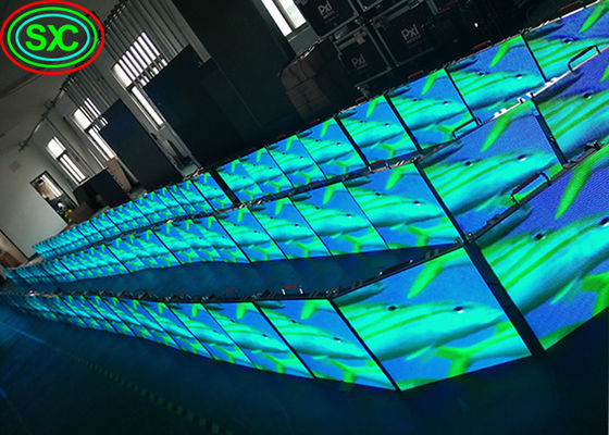 Dobra cena Led screen scenic backdrop Indoor P3.91 die-casting aluminium rental led display Super slim rental cabinet indoor rental led panel w Internecie