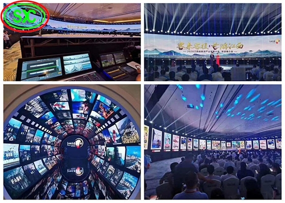 Wodoszczelny wypożyczalny wyświetlacz programowalny HD P4.81 1/13 Platformy skanującej Ekran LED