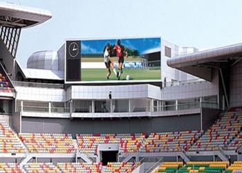 Zewnętrzny ekran LED SMD 3535 wysokiej jasności IP65 P10 do transmisji sportowej na żywo