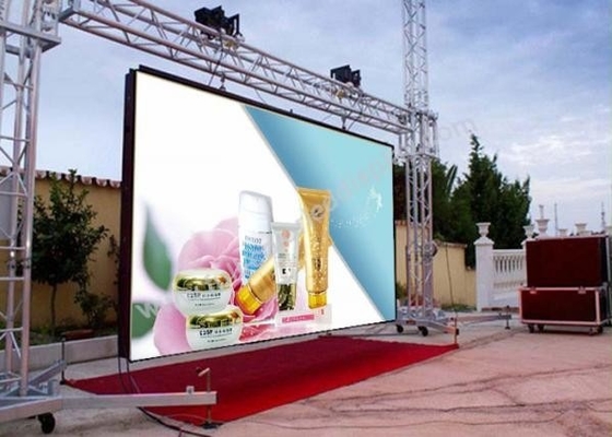 Wypożyczenie niestandardowego dużego kolorowego wyświetlacza reklamowego LED 1R1G1B