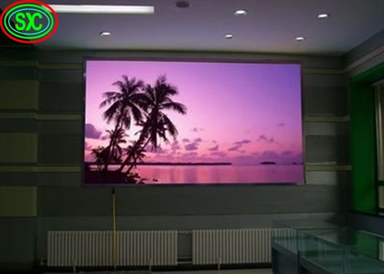 P4 W pełni kolorowy ekran ścienny wideo LED w pomieszczeniach 80*40 Moduł rozdzielczości Billedy reklamowe