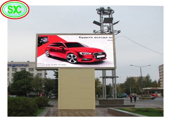 Wysokiej jasności ekran SMD 3535 LED, P6 Ultra-Clear 32 * 32 rozdzielczość, nadaje się do placów i ulic