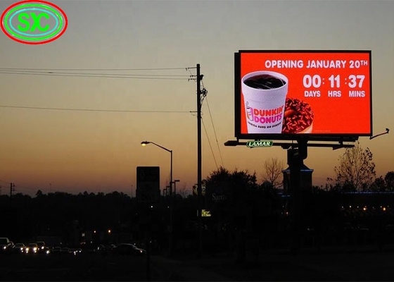 Reklama Komercyjna Wypożyczalnia Ekran LED wodoodporny Digital Display Board P6 Łatwa instalacja