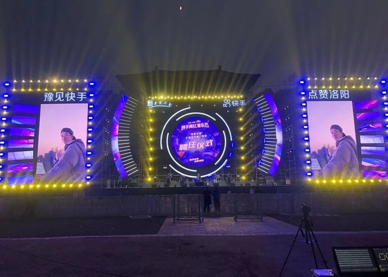 Wielkie wynajem na świeżym powietrzu 320x160mm P10 Reklamy billboardy ścienne dla festiwali muzycznych koncertów