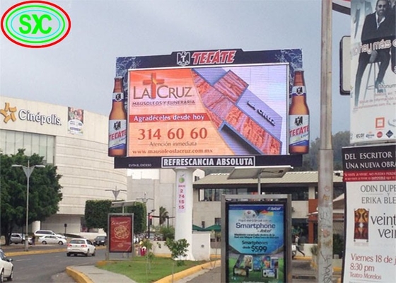 Wypożyczalnia Ekran/Aluminiumowa scena P8 Digital Advertising LED Screen Billboard Mobile Business Center