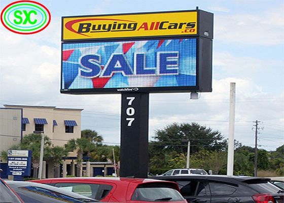 P10 Zewnętrzny billboard LED, piksel 10mm, jasność 50000cd