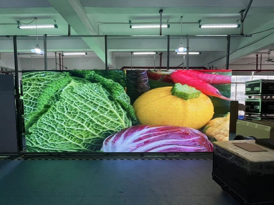 256 mm x 128 mm Rozmiar modułu pełnobarwny ekran LED w pomieszczeniach z wysoką rozdzielczością SMD2121 i materiałem aluminiowym do odlewania