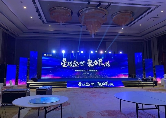 16:9 stosunek 5m x 3m klucz w ręku Kompletny system P2.6 P2.9 P3.91 LED Display 500mmx500mm LED Panel Backdrop Wewnętrzny Ekran LED Zewnętrzny