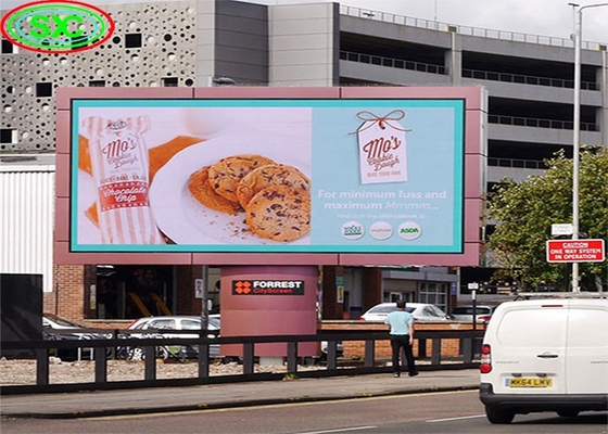 Ultra Slim 8500 Nits Jasność P8 LED Wypożyczalnie billboardy stalowe szafki
