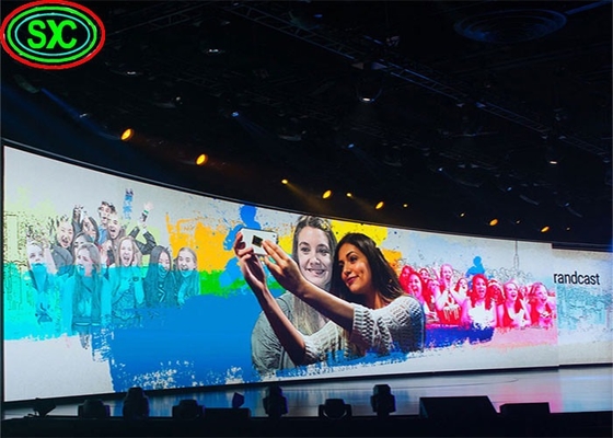 Tło sceniczne pełnobarwny gigantyczny ekran LED Ekran wnętrza P3 Moduł LED Video Wall