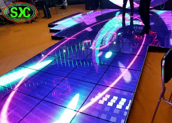 1R1G1B Zewnętrzny P6 IP65 LED Dance Floor 1/8 Scan For Concert Advertising