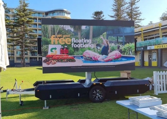 P10 Full Color Mobile LED Screen / Outdoor Led Video Display dla reklamy