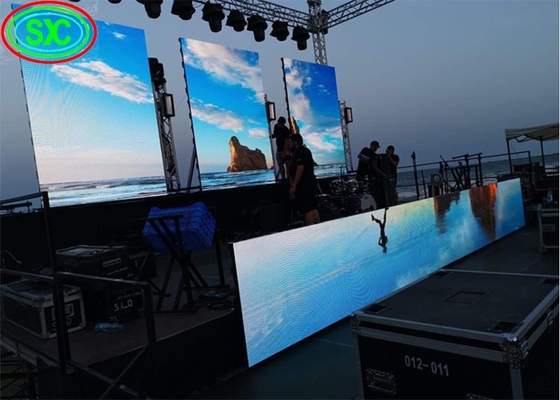 Rental Screen Large Stage LED Screen P5 Full Color High Resolution 1/8 Scan Mode IP65 High Definition