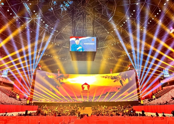 Tło sceniczne pełnobarwny gigantyczny ekran LED Ekran wnętrza P3 Moduł LED Video Wall