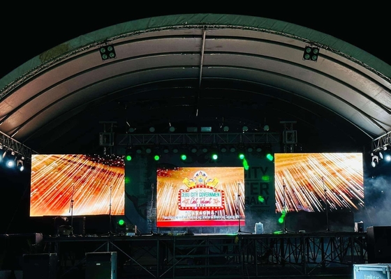 Tło sceniczne pełnobarwny gigantyczny ekran LED Ekran wnętrza P3 Moduł LED Video Wall
