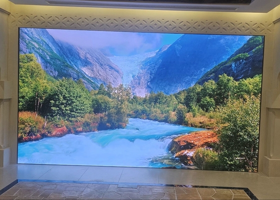 Całkowita kolorowa aluminiowa obudowa wodoszczelna zewnętrzna moduł wyświetlacza LED P8 SMD wysoka rozdzielczość 40 * 20