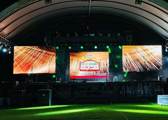Wyrzucanie aluminiowe wypożyczalnia LED wyświetlacz P8 Duża scena HD do koncertów