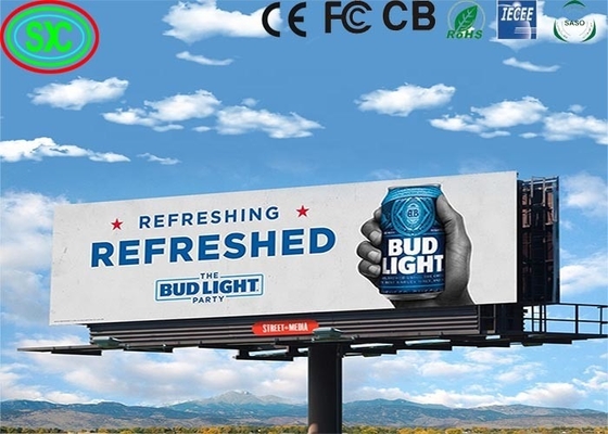 Leasing Installation Die-Casting Aluminium Outdoor Advertising LED Display P31.25 Wysoka jasność